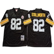 M&N Pittsburgh Steelers #82 John Stallworth Black Legacy Jersey