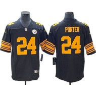 Pittsburgh Steelers #24 Joey Porter Jr. Limited Color Rush Jersey