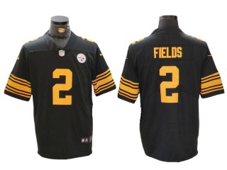 Pittsburgh Steelers #2 Justin Fields Limited Color Rush Jersey