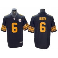 Pittsburgh Steelers #6 Patrick Queen Limited Color Rush Jersey