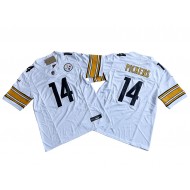 Pittsburgh Steelers #14 George Pickens White Vapor F.U.S.E. Limited Jersey