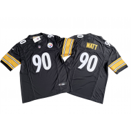 Pittsburgh Steelers #90 T.J. Watt Black Vapor F.U.S.E. Limited Jersey