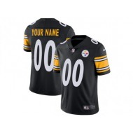 Custom Pittsburgh Steelers Black Vapor Limited Jersey