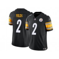 Pittsburgh Steelers #2 Justin Fields Black Vapor F.U.S.E. Limited Jersey