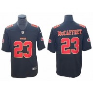 San Francisco 49ers #23 Christian McCaffrey Black Fashion Limited Jersey