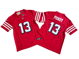 San Francisco 49ers #13 Brock Purdy Red Alternate Vapor F.U.S.E. Limited Jersey