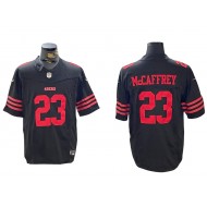 San Francisco 49ers #23 Christian McCaffrey Black Vapor F.U.S.E. Limited Jersey