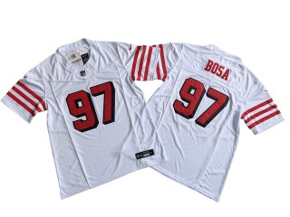 San Francisco 49ers #97 Nick Bosa White Alternate Vapor F.U.S.E. Limited Jersey