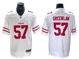 San Francisco 49ers #57 Dre Greenlaw White Vapor Limited Jersey