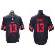 San Francisco 49ers #13 Brock Purdy Black Vapor F.U.S.E. Limited Jersey