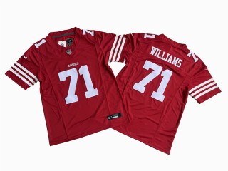 San Francisco 49ers #71 Trent Williams Red Vapor F.U.S.E. Limited Jersey