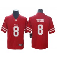 San Francisco 49ers #8 Steve Young Red Vapor Limited Jersey