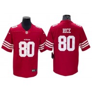 San Francisco 49ers #80 Jerry Rice Red Vapor Limited Jersey