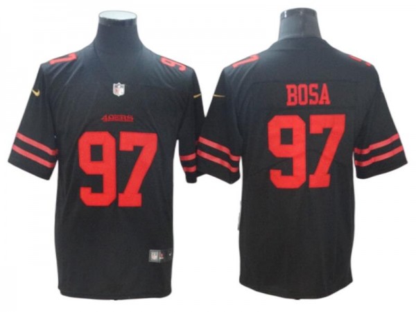 San Francisco 49ers #97 Nick Bosa Black Vapor Limited Jersey