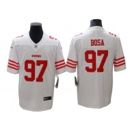 San Francisco 49ers #97 Nick Bosa White Vapor Limited Jersey