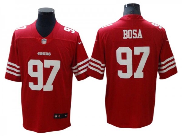 San Francisco 49ers #97 Nick Bosa Red Vapor Limited Jersey