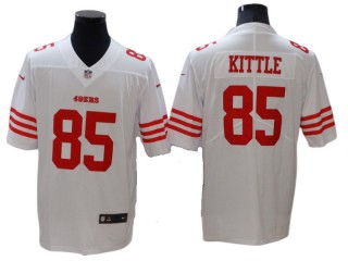 San Francisco 49ers #85 George Kittle White Vapor Limited Jersey