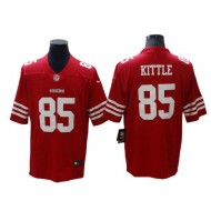 San Francisco 49ers #85 George Kittle Red Vapor Limited Jersey