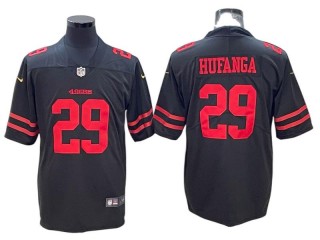 San Francisco 49ers #29 Talanoa Hufanga Black Vapor Limited Jersey