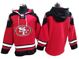 San Francisco 49ers Blank Red Hoodie