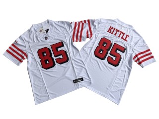 San Francisco 49ers #85 George Kittle White Alternate Vapor F.U.S.E. Limited Jersey