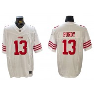 San Francisco 49ers #13 Brock Purdy White Vapor F.U.S.E. Limited Jersey