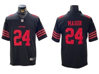 San Francisco 49ers #24 Jordan Mason Black Vapor Limited Jersey