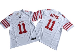 San Francisco 49ers #11 Brandon Aiyuk White Vapor F.U.S.E. Limited Jersey