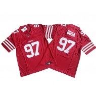 San Francisco 49ers #97 Nick Bosa Red Vapor F.U.S.E. Limited Jersey