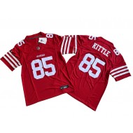 San Francisco 49ers #85 George Kittle Red Vapor F.U.S.E. Limited Jersey