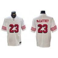 San Francisco 49ers #23 Christian McCaffrey White Alternate Vapor F.U.S.E. Limited Jersey