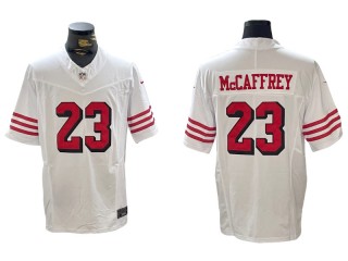 San Francisco 49ers #23 Christian McCaffrey White Alternate Vapor F.U.S.E. Limited Jersey