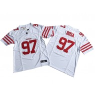 San Francisco 49ers #97 Nick Bosa White Vapor F.U.S.E. Limited Jersey