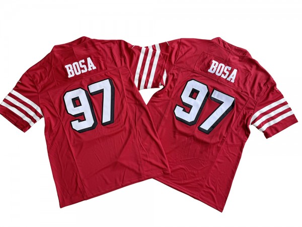 San Francisco 49ers #97 Nick Bosa Red Alternate Vapor F.U.S.E. Limited Jersey