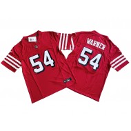 San Francisco 49ers #54 Fred Warner Red Alternate Vapor F.U.S.E. Limited Jersey