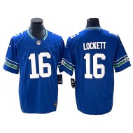 Seattle Seahawks #16 Tyler Lockett Royal Vapor F.U.S.E. Limited Jersey