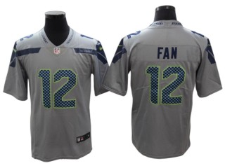 Seattle Seahawks 12s Gray Alternate Vapor Limited Jersey