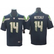 Seattle Seahawks #14 DK Metcalf Navy Vapor Limited Jersey