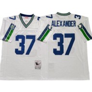 M&N Seattle Seahawks #37 Shaun Alexander White Legacy Jersey