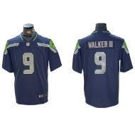 Seattle Seahawks #9 Kenneth Walker III Navy Vapor Limited Jersey