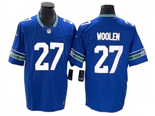 Seattle Seahawks #27 Riq Woolen Royal Vapor F.U.S.E. Limited Jersey