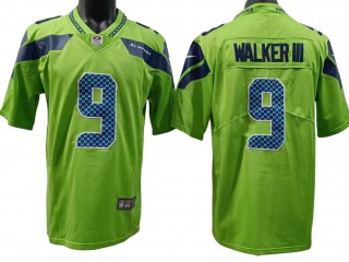 Seattle Seahawks #9 Kenneth Walker III Green Limited Color Rush Jersey