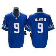 Seattle Seahawks #9 Kenneth Walker III Royal Vapor F.U.S.E. Limited Jersey