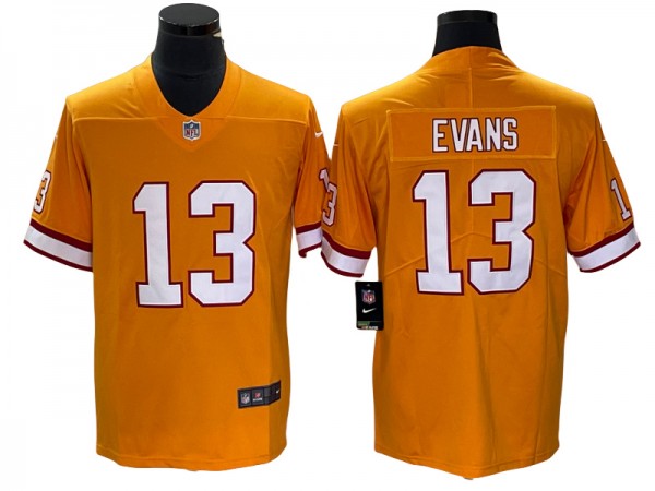 Tampa Bay Buccaneers #13 Mike Evans Orange Vapor Untouchable Limited Jersey