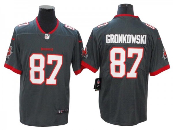 Tampa Bay Buccaneers #87 Rob Gronkowski Gray Alternate Vapor Limited Jersey 