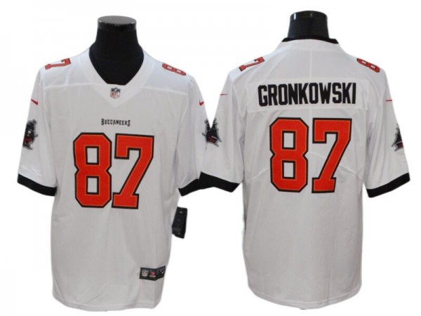 Tampa Bay Buccaneers #87 Rob Gronkowski White Vapor Untouchable Limited Jersey