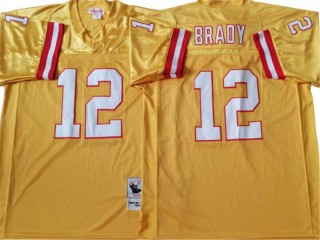 Mitchell & Ness Tampa Bay Buccaneers #12 Tom Brady Orange Legacy Jersey