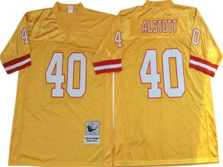 Mitchell & Ness Tampa Bay Buccaneers #40 Mike Alstott Orange Legacy Jersey