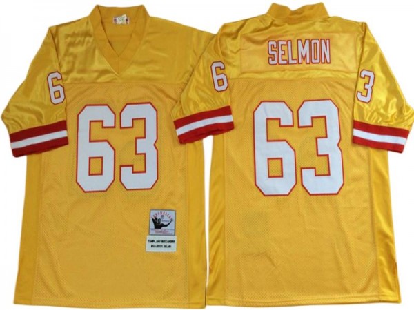 Mitchell & Ness Tampa Bay Buccaneers #63 Lee Roy Selmon Orange Legacy Jersey