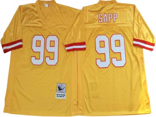 Mitchell & Ness Tampa Bay Buccaneers #99 Warren Sapp Orange Legacy Jersey